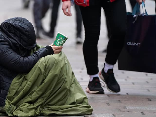 The number of rough sleepers is on the rise (Picture: Andrew Milligan/PA)
