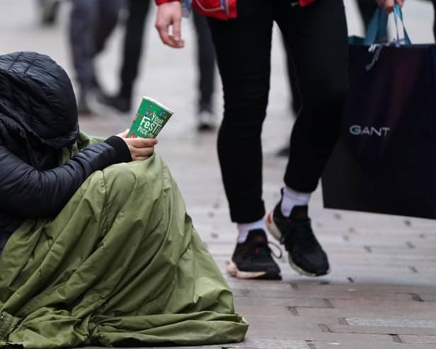 The number of rough sleepers is on the rise (Picture: Andrew Milligan/PA)