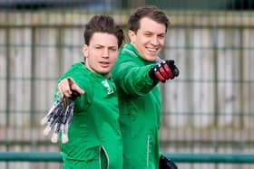 Kevin Dabrowski and Matt Macey are both vying for the No1 jersey after the back-up goalkeeper's impressive performance against Hearts