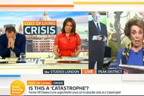 GMB host Martin Lewis could not hide his exacerbation