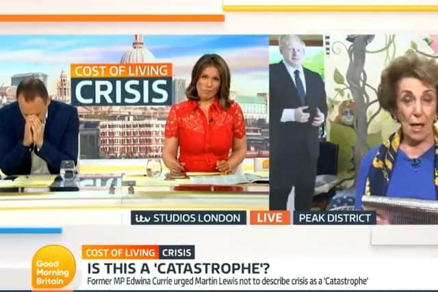 GMB host Martin Lewis could not hide his exacerbation