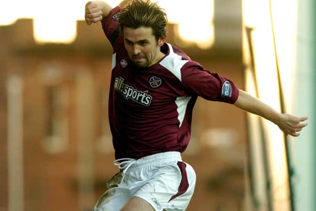 Paul Hartley became a Hearts legend despite having already turned out for Hibs. Picture: SNS
