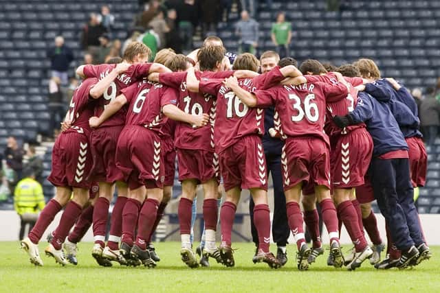Craig gordon and Robbie Neilson were in the Hearts team who beat Hibs 4-0 in the cup semi-final at Hampden in April 2006