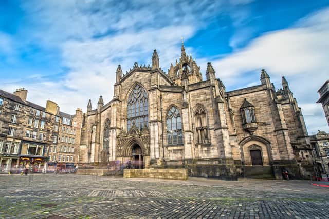 Long Exposure of the St. Giles Cathedral
