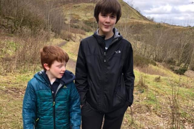 Big brother Dean Gray, 13 said he can see how the cannabis oil is improving his eight-year-old brother Murray Gray’s life.