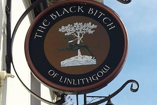 As reported in the Evening News, controversial plans to rename the historic West Lothian pub are set to go ahead – despite months of pressure from angry locals. Following a public consultation, owners Greene King were given the green light to rebrand Linlithgow boozer The Black Bitch as The Willow Tree. The pub’s original name derives from a local legend of a faithful black greyhound that swam across Linlithgow Loch to take food to her incarcerated owner – the canine’s efforts led to her being incorporated in the town’s coat of arms in 1673 and immortalised in the High Street sculpture, The Black Bitch of Linlithgow.