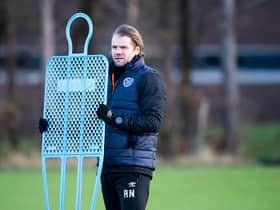 Hearts manager Robbie Neilson is in the market for a winger before the transfer window closes. (Photo by Paul Devlin / SNS Group)
