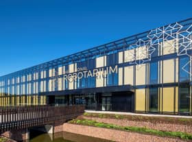 The new National Robotarium building sits on the Heriot-Watt University campus site.
