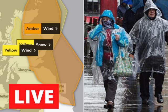 Edinburgh weather LIVE: Follow here for all updates as extreme high winds expected to hit the Capital and the Lothians