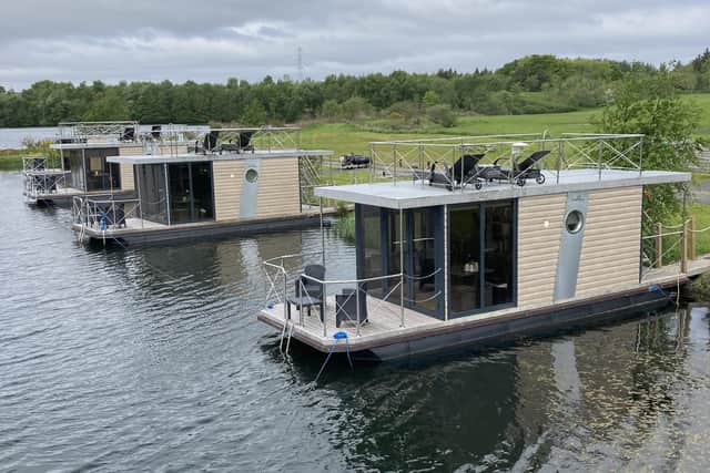There are already luxury houseboats on the site at the former Couston Quarry site in West Lothian.