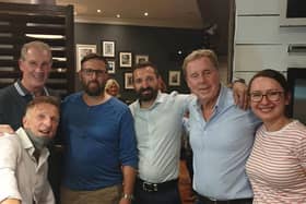 Football legend Harry Redknapp popped into Dantes in Colinton on Friday.