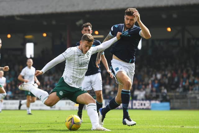 Jamie Gullan in action against Dundee in August