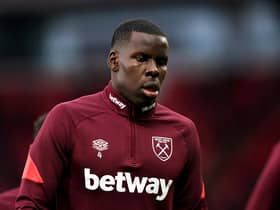 File photo dated 22-01-2022 of West Ham United's Kurt Zouma who remains available for selection for West Ham’s Premier League trip to Leicester on Sunday, manager David Moyes has said. Issue date: Friday February 11, 2022.