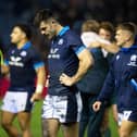 Scotland stand-off Blair Kinghorn is dejected after missing a late penalty during an Autumn Nations Series match against Australia. Picture: Ross Parker / SNS
