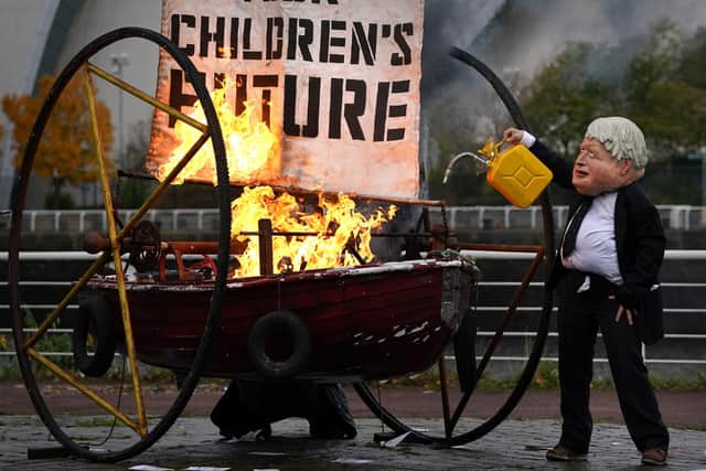 Global climate change is a burning issue for campaigners from Ocean Rebellion. (Pic: PA)