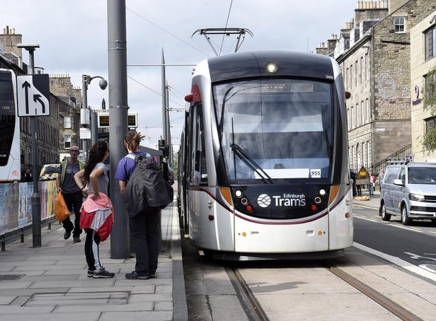 Labour's budget proposal includes no longer funding free tram travel for under-22s. The Scottish Government refuses to extend the free bus fares scheme for under-22s to include the trams.  Picture: Lisa Ferguson.