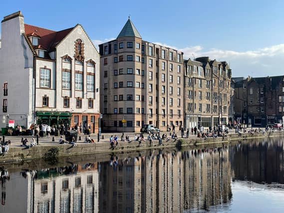 The shore, Leith, on Saturday afternoon. (Picture credit: Brian Ferguson/JPIMedia)