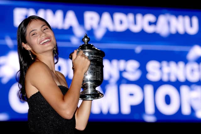 Emma Raducanu won the US Open last weekend.