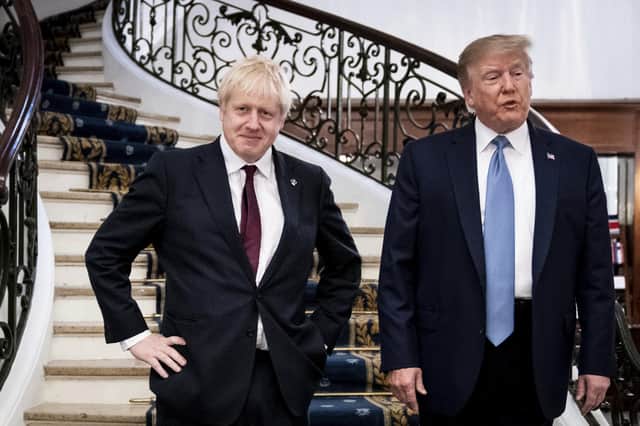 Boris Johnson is bad enough, says Christine Grahame, but at least he's not Donald Trump (Picture: Erin Schaff/pool via AP)