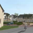 An artist's impression of the planned homes at Newton Farm.