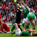 Hibs' clash with Aberdeen was a bit of a bruising affair at the (almost) end of a long old season