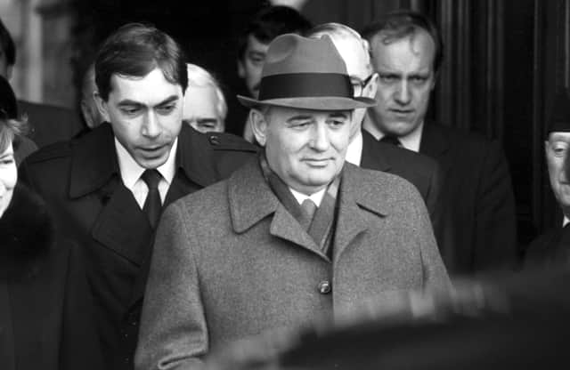 Mikhail Gorbachev visited Scotland in his role of Chairman for the Foreign Affairs Committee of the Soviet Union in December 1984. 