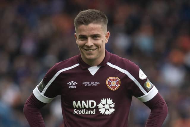 Cammy Devlin is proud of what he has achieved in his first season as a Hearts player. Picture: Craig Foy / SNS