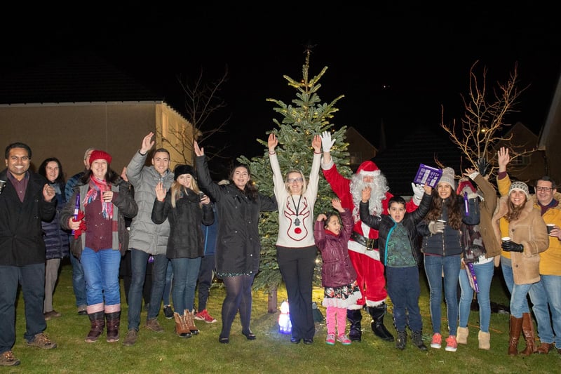 Sant's elves will make their way through the village from 3.30pm on Friday, December 8 to meet Santa outside the village shop at 6.30pm. The event will also feature a fire act, Christmas hamper, hot chocolate, mulled wine and flashing toys for sale. Stock photo of the Ratho Christmas event in 2018.