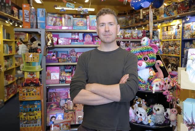 Donald Nairn is the owner of Toys Galore on Morningside Road