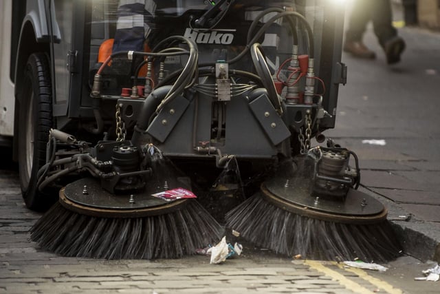 A major clean-up operation has begun in Edinburgh as waste and cleansing services resume after nearly two weeks of strike action by workers. Photo: Lisa Ferguson