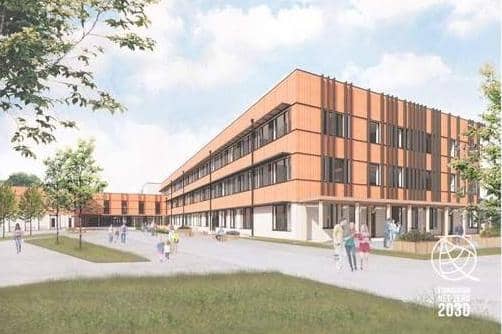 The new Currie High School is due to be completed in 2024.