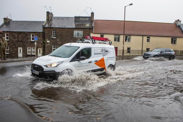 Flash floods in Kirkliston