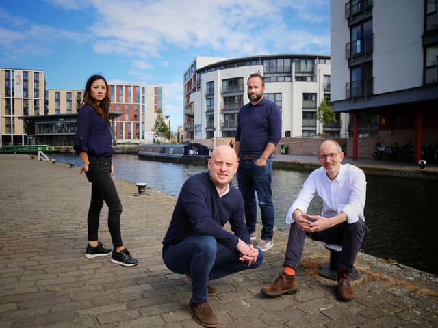 From left: Nicola Wee, chief marketing officer; Jamie Hunter, chief operating officer; Joseph Twigg, CEO; and Andy Johnston, chief revenue officer. Picture: contributed.