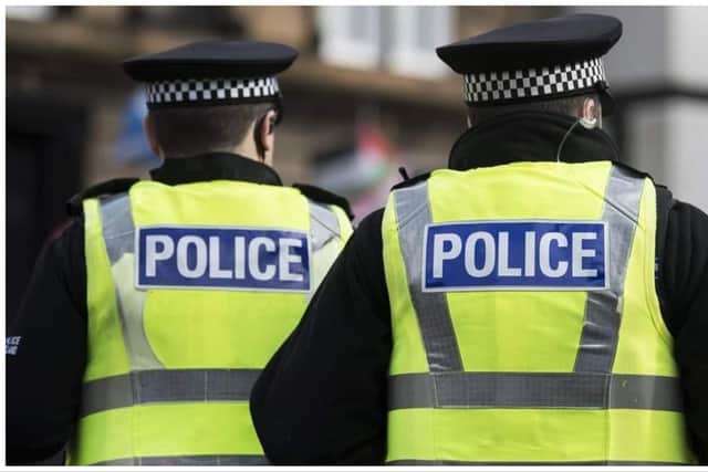 A police hunt is underway after a series of attempted robberies took place in Edinburgh city centre.
