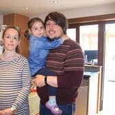 David and Kirsty Walsh and their two-year-old daughter Isobel have been without a working fridge since before Easter.