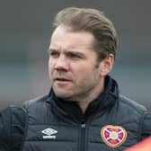 Hearts manager Robbie Neilson and his players are back training at Riccarton.