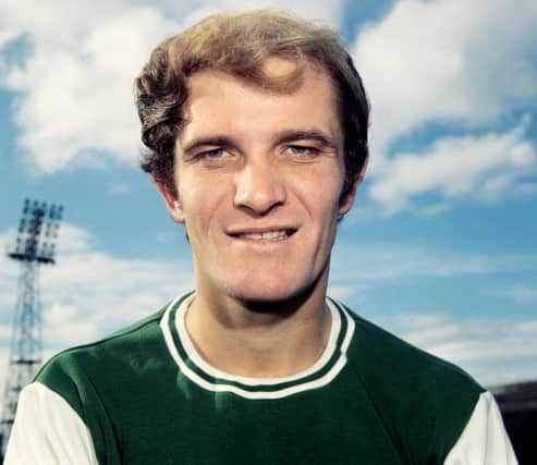 Edinburgh-born Willie Hunter played for Hibs in the 1968-69 League Cup final.