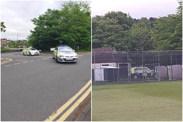 A search was carried out near the Myreside and George Watson's playing fields