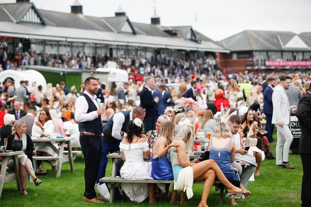 Musselburgh Ladies Day 2021. The racecourse can now open up its hospitality offering after the relaxing of Covid-19 rules