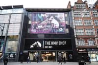 The HMV store on Oxford Street in London