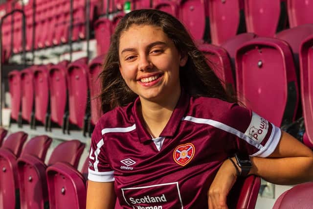 Addie Handley joined Hearts from Hibs earlier this year. Picture: David Mollison