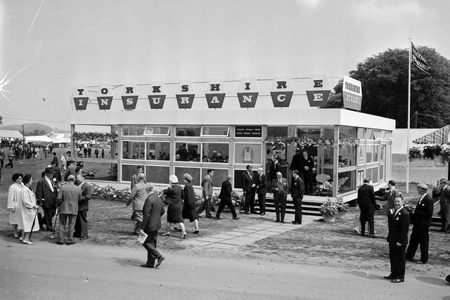 The Yorkshire Insurance Stand at the 1960 Royal Highland Show.