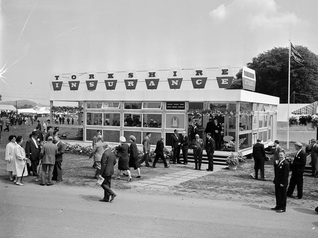The Yorkshire Insurance Stand at the 1960 Royal Highland Show.