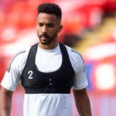 Aberdeen's Shay Logan has joined Hearts on loan. (Photo by Ross MacDonald / SNS Group)