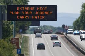 Transport and travel may be severely disrupted by record high temperatures, officials have warned: Picture: PA