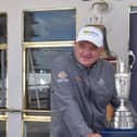 1999 winner Paul Lawrie with the Claret Jug on its visit to The Royal Yacht Britannia as part of a tour of UK. Picture: HSBC