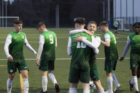 Hibs Under-18s have the league title in their sights. Picture: Maurice Dougan