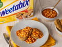 The dish contains around 300 calories and over 10 grams of fibre (Picture: Twitter/Weetabix)
