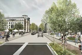 Designs for proposed Lothian Road Boulevard. Image: City of Edinburgh Council.