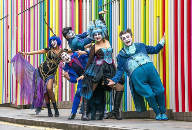 The cast of A Comedy of Operas get into character ahead of their Edinburgh Festival Fringe show at the Pleasance at EICC (Picture: Jane Barlow/PA)